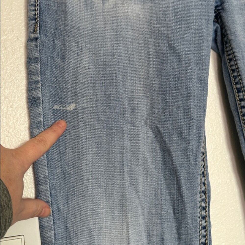 Silver Jeans Super Stretch Aiko Bootcut Low Rise Womens 32/33 Cotton Cowgirl - Picture 7 of 16